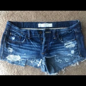 Abercrombie and Fitch distressed Jean shorts